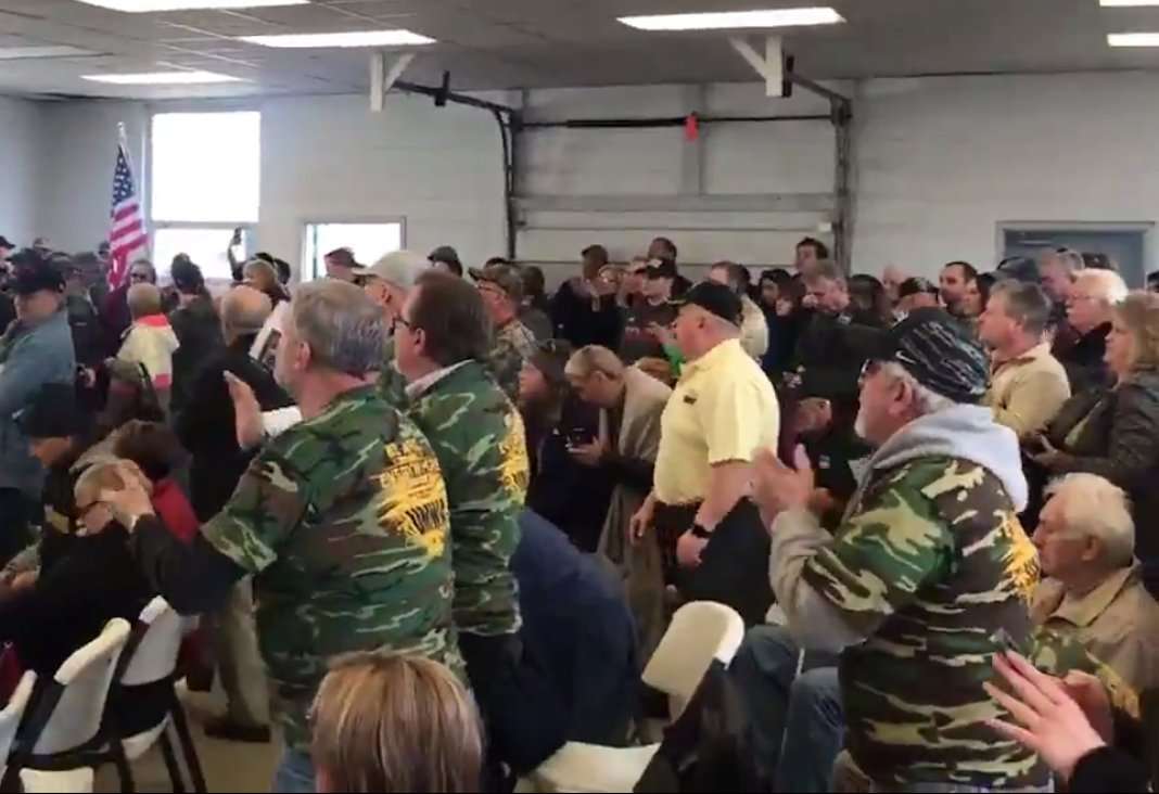 image for Ex-Trump voters in coal country bring down the house for a Democrat