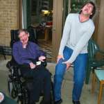 image for The time Stephen met Jim Carrey RIP Stephen Hawking