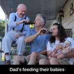 image for Dads feeding their babies