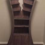 image for My father in law just made us this awesome bookshelf