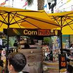 image for Street food vendor, Cornhub, uses logo that looks like Pornhub logo.