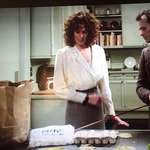 image for Dana Barrett has "Stay Puft" brand marshmallows on her counter when Venkman first visits her apartment. (Ghostbusters - 1984)
