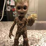 image for PsBattle: Baby Groot finds a gift