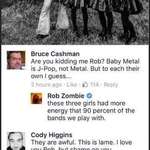 image for Rob Zombie Shooting Metal Gatekeeping Down.