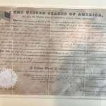 image for You guys wanted it - here it is! The document for our family farm signed by Abraham Lincoln in 1861.