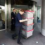 image for Cambridge Analytica moving "boxes" out of their office before the search warrant