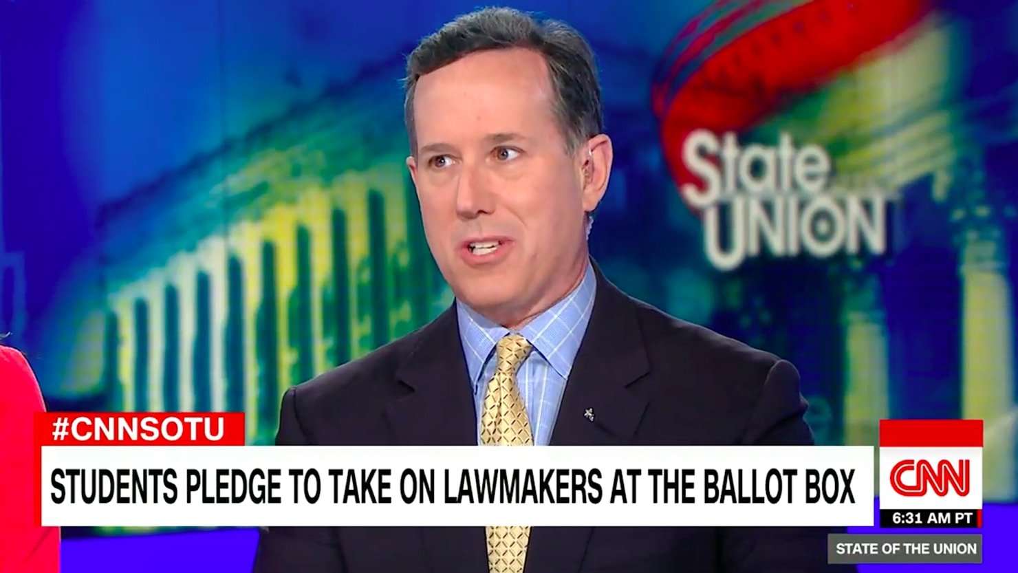 image for Rick Santorum to Student Activists: Don’t March, Learn CPR