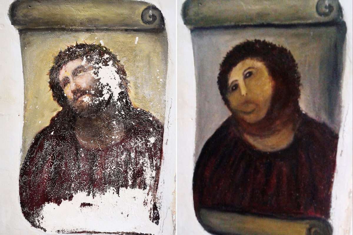 image for Infamous botched Jesus painting now a major tourist attraction