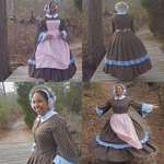image for Made an entire 1850's outfit. Lots of work, but totally worth it!