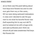 image for Flowers for all boys