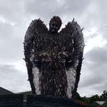 image for Over 100,000 confiscated weapons were used to create this 26ft tall "Knife Angel" statue