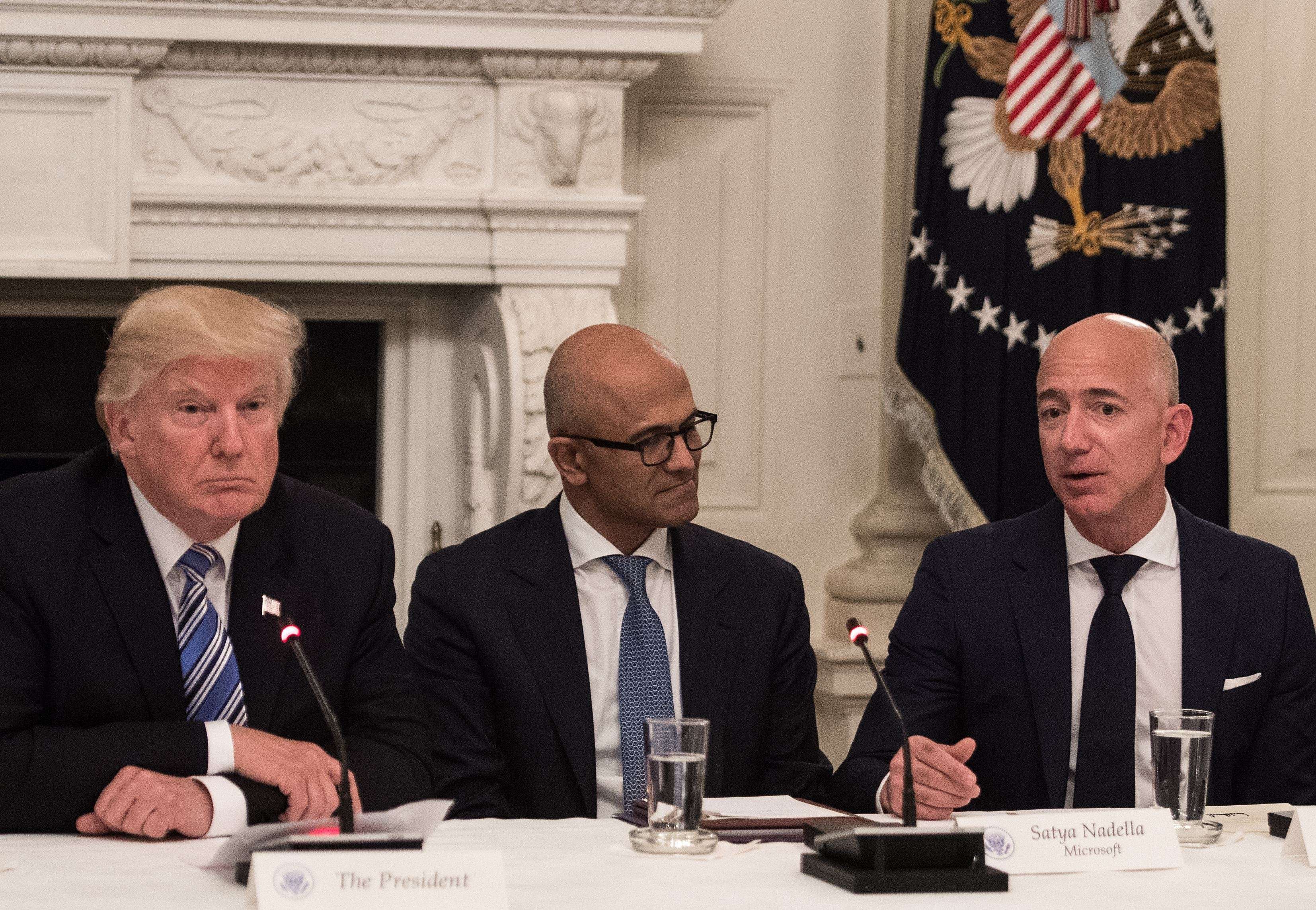 image for Jeff Bezos Has Lost $16 Billion Since Donald Trump Started Tweeting About Amazon