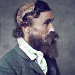 image for Scalping survivor Robert McGee - circa 1890 --- Scarred after being scalped (at the age of 13) by Sioux Chief Little Turtle in 1864