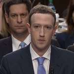 image for Mark Zuckerberg while being questioned by the senate