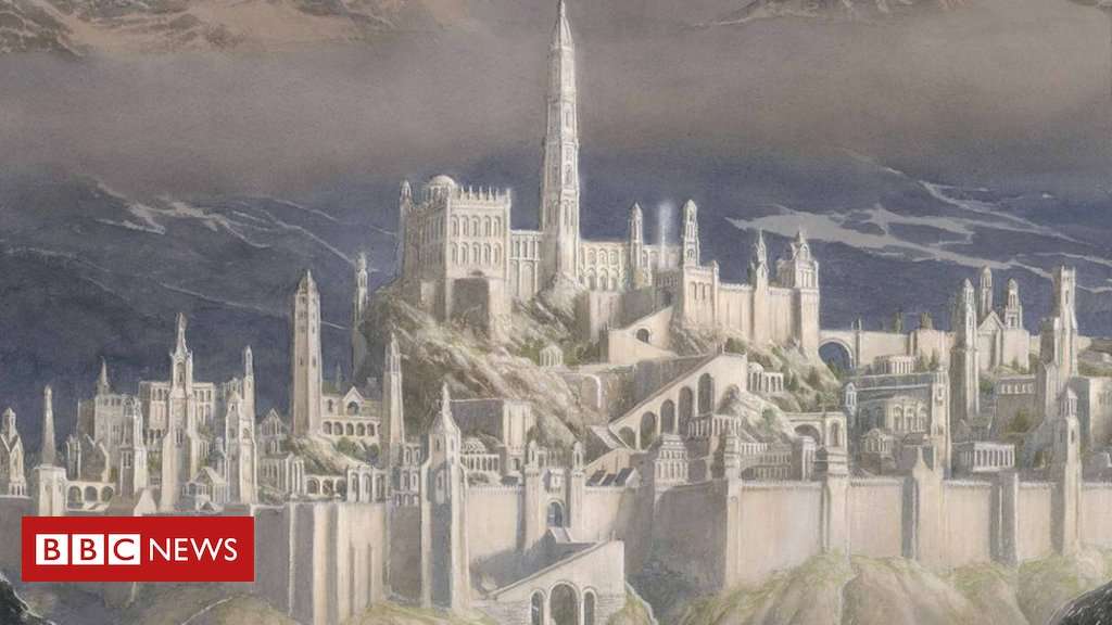 image for JRR Tolkien's first Middle Earth story, The Fall of Gondolin, to be published
