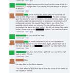 image for Found this old gem and thought it would fit here. Disgruntled ex-employee (green) tries to publicly call out a local grocery chain (red). The company's social media guy ends up murdering him when he doesn't back down.