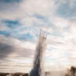 image for Captured Poseidon's Trident rising out of Strokkur Geyser in Iceland [OC][2133x3200]