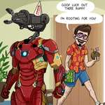 image for Iron Man preparing for Infinity War