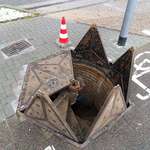image for A manhole cover in Weisbaden, Germany.