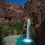 image for After ten miles of dry, desert hiking, you come around the corner to this incredible view of Havasu Falls. Havasupai Indian Reservation, Arizona [OC][3830x5567]