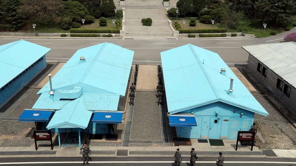 image for North Korea's Kim Jong Un crosses DMZ line for historic meeting with South Korea