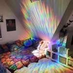 image for Groovy sunlight through the prismatic window film