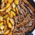 image for Garlic Butter Steak and Potatoes Skillet [800x1200]