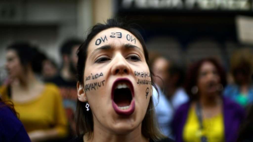 image for Tens of thousands protest in Spain over gang rape acquittal