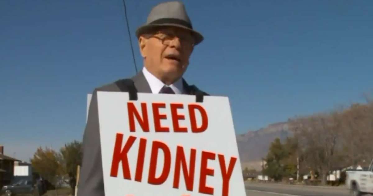 image for Utah Husband Who Walked Miles with a 'Need Kidney 4 Wife' Sign Finds a Donor