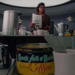image for When Katherine is forced to use a different coffee pot in ‘Hidden Figures’ (2016), the brand she uses is “Chock Full o’Nuts.” This brand was one of the first major corporations to hire a black executive, which was Jackie Robinson, the first black professional baseball player.