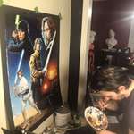 image for My roommate has been pulling all-nighters this week to finish some oil paintings for Houston’s annual Star Wars art show