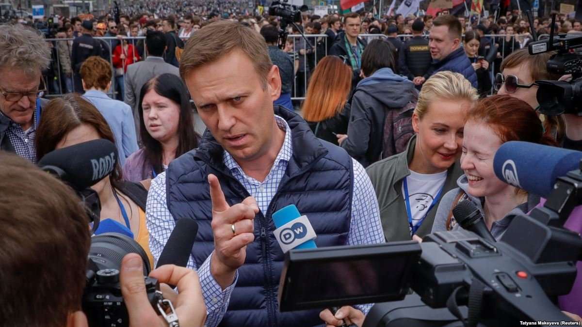 image for Navalny Detained In Moscow At Anti-Putin Rally