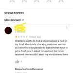 image for Fake review before the restaurant even opens
