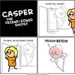 image for Cyanide and Happiness do Casper the Friend-zoned Ghost