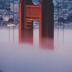 image for This picture of the Golden Gate looks like it's upside down