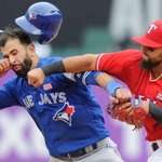 image for On this day, two years ago, Rougned Odor punched José Bautista and created my favorite photo in all of sports.