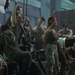 image for The briefing scene with the Colonial Marines in Aliens occurs at the beginning of the film, but was the last scene shot. This was done intentionally, so that the camaraderie the actors developed while making the film would be more apparent as they bantered back and forth during the scene.