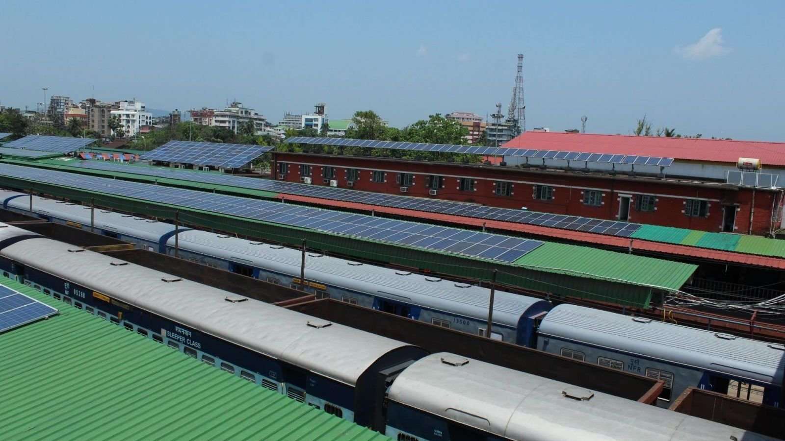 image for India now has a railway station that’s fully powered by solar energy