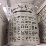 image for This laundry basket has the meanings of all the symbols on the care label