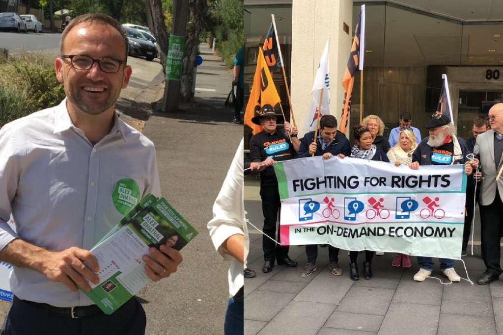 image for The Greens Are Pushing For Uber And Deliveroo To Actually Pay Their Workers Minimum Wage