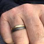 image for When I was 5 I gave my dad a ‘ring’made of a just keychain ring. 22 years later, and he’s still wearing it