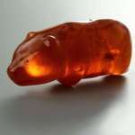 image for Gummy Bear? No, a Amber Amulet from 3500 years ago.