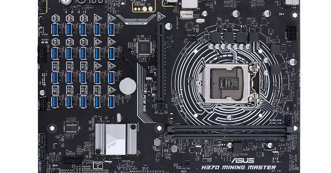 image for Asus made a crypto-mining motherboard that supports up to 20 GPUs