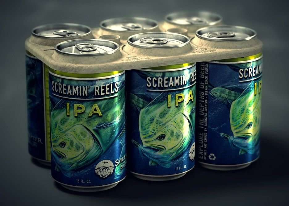 image for Florida brewery unveils six-pack rings that feed sea turtles rather than kill them