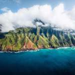 image for Heli flight around Kauai’s Nā Pali Coast [OC] [3648 x 4560]