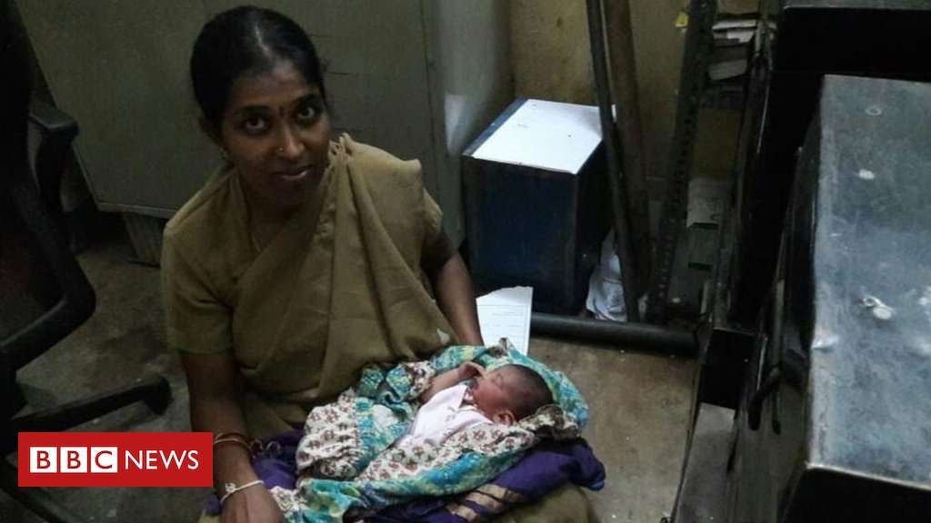 image for India policewoman praised for breastfeeding abandoned baby