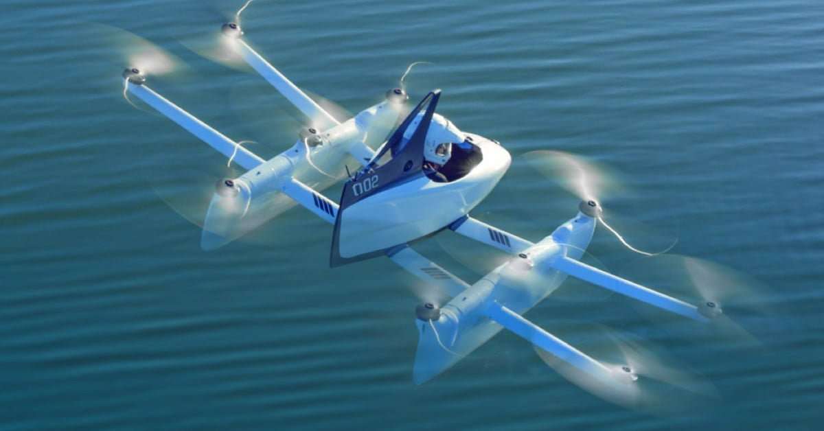 image for Kitty Hawk’s personal flying vehicle takes to the skies
