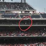 image for Alex Ovechkin was holding the Stanley Cup up in the middle of the inning at the Nationals game yesterday. They didn’t put him on the Jumbotron because the ball was still in play.