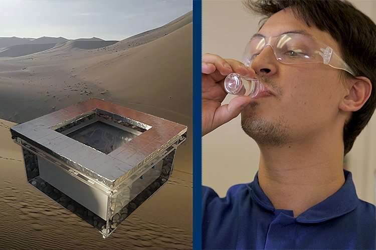 image for In desert trials, next-generation water harvester delivers fresh water from air