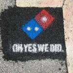 image for When Dominos paves the potholes because the city can't be bothered to do it